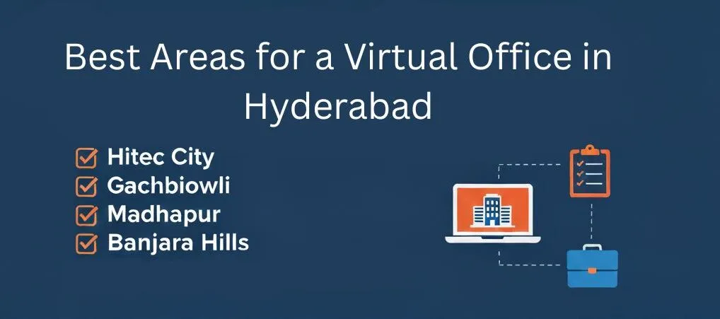 Virtual Office in Hyderabad from ₹667/month 4 Best Areas for a Virtual Office in Hyderabad